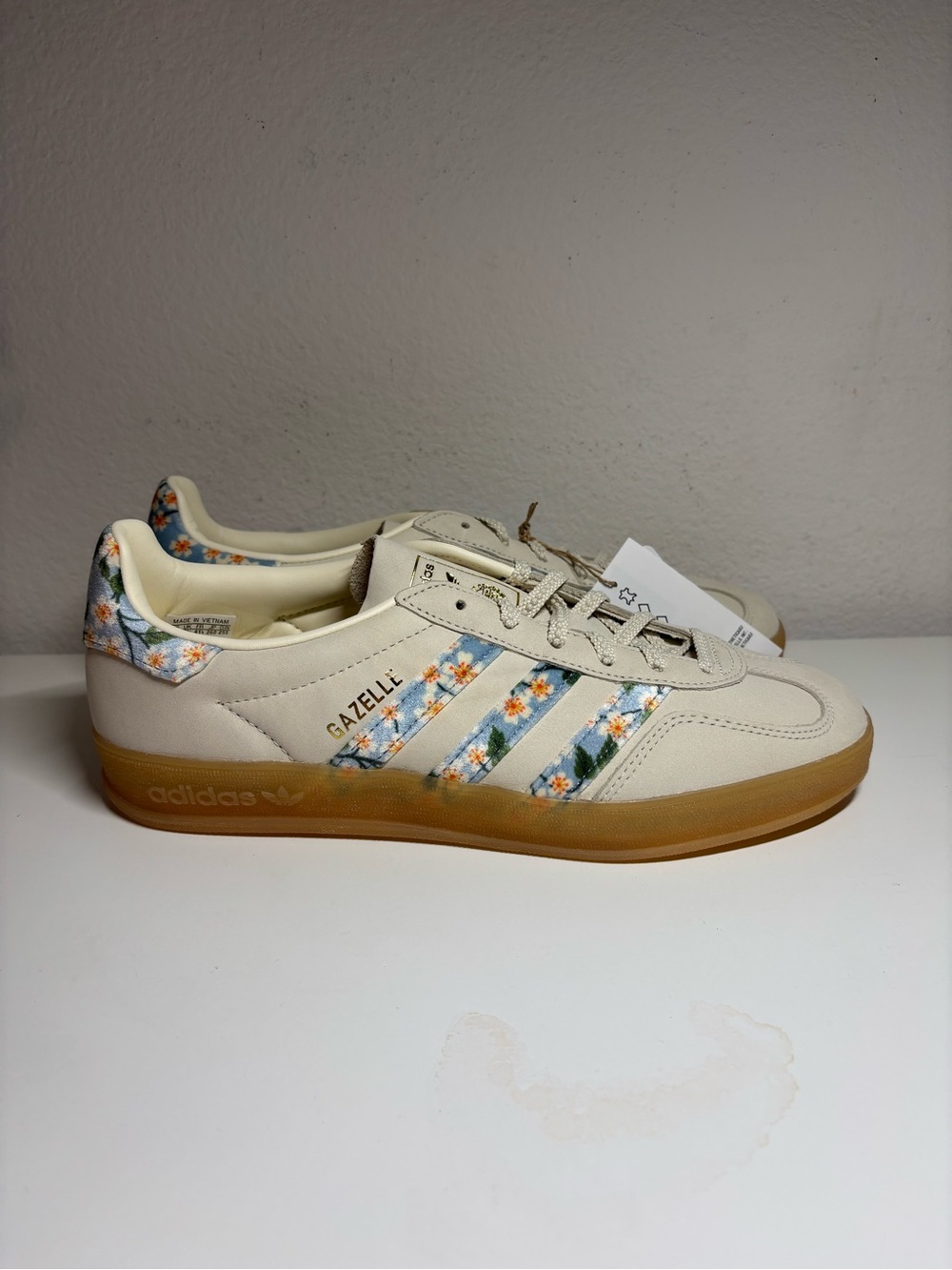 NEW ADIDAS Gazelle X Liberty London Mitsi Day Women’s Size 9 - Picture 2 of 7